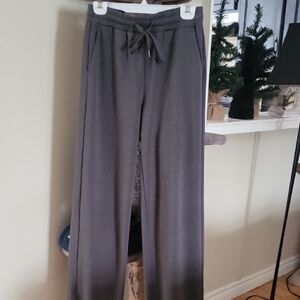 Elegant Women's Wide Leg Gray Pants